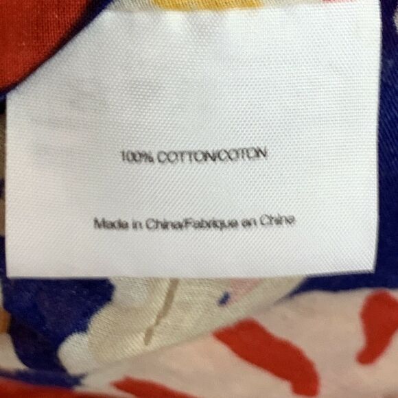 Tory Burch Stephanie Floral Bell Sleeve Tunic Sz 0 - Picture 9 of 10